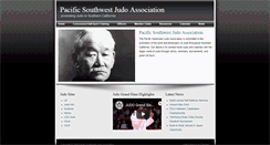 Desktop Screenshot of pacificsouthwestjudo.com