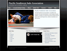 Tablet Screenshot of pacificsouthwestjudo.com